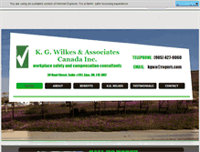 Tablet Screenshot of kgwilkesandassociates.com